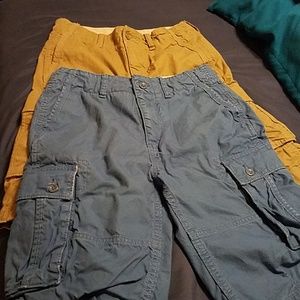 Boys size 10 husky cargo shorts by GAP